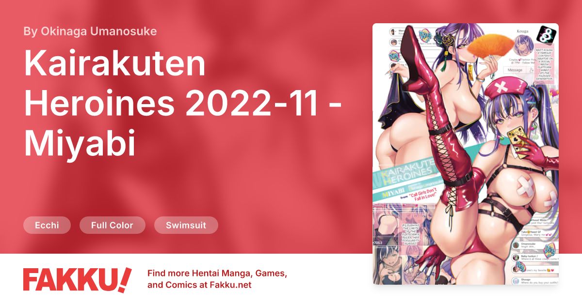 Kairakuten Heroines 2022-11 - Miyabi Hentai by Okinaga Umanosuke - FAKKU