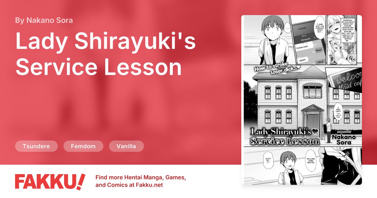 Lady Shirayuki's Service Lesson Hentai by Nakano Sora - FAKKU