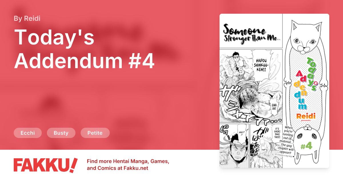 Today's Addendum #4 Hentai by Reidi - FAKKU