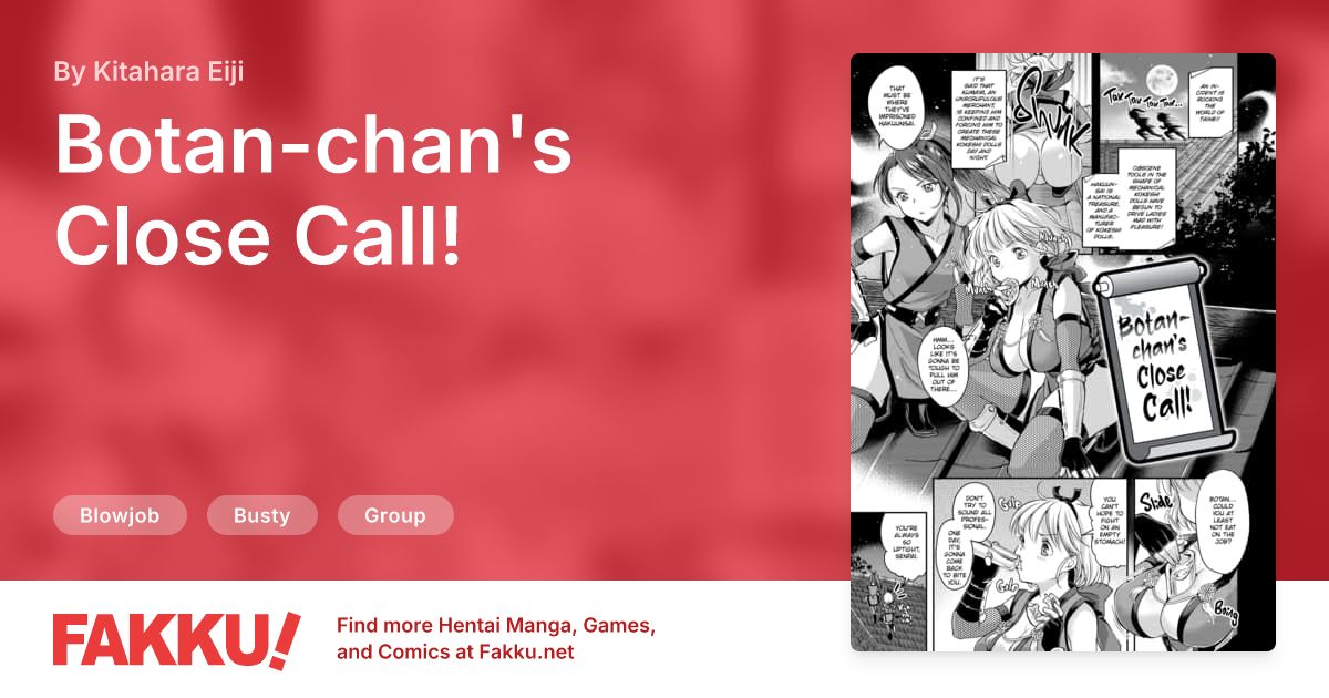  Botan-chan's Close Call! Hentai by Kitahara Eiji - FAKKU
