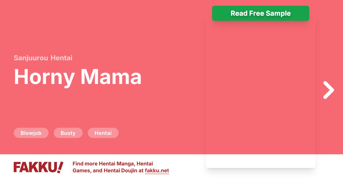  Horny Mama Hentai by Sanjuurou - FAKKU