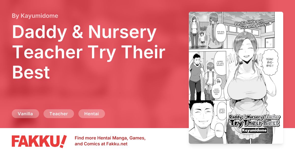 Daddy & Nursery Teacher Try Their Best Hentai by Kayumidome - FAKKU