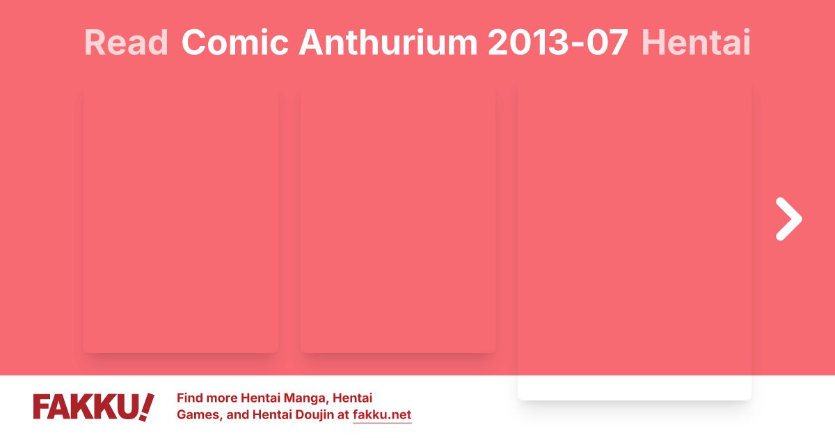 Comic Anthurium 2013-07 Hentai - FAKKU