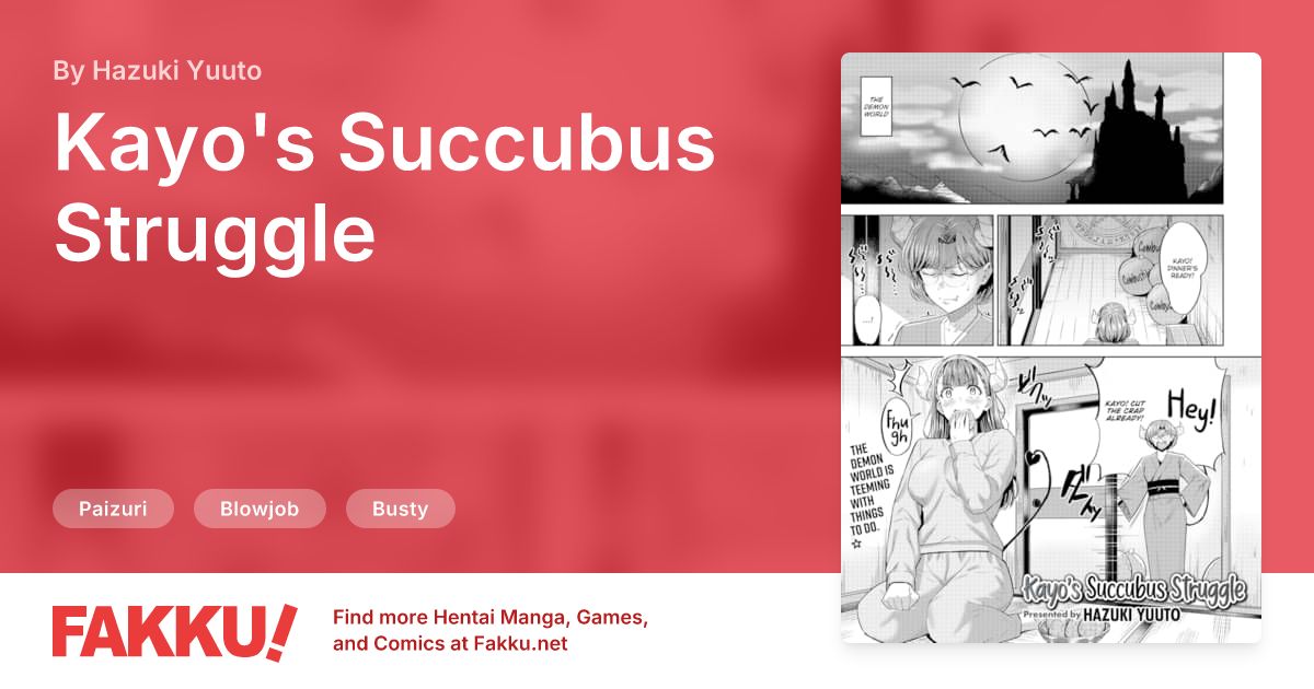 Kayo's Succubus Struggle Hentai by Hazuki Yuuto - FAKKU