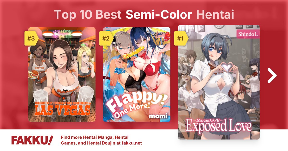 Top 10 Best Semi-Color Hentai