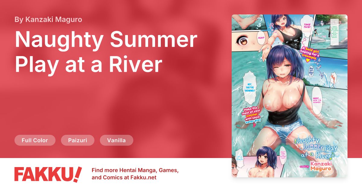 Naughty Summer Play at a River Hentai by Kanzaki Maguro - FAKKU