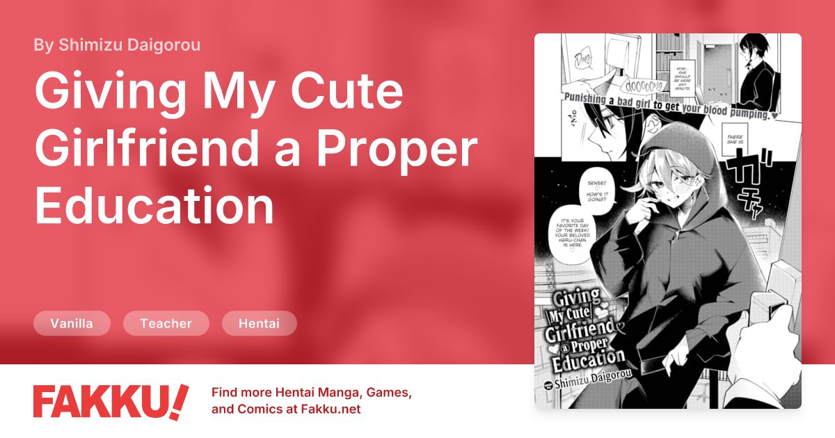 Giving My Cute Girlfriend a Proper Education Hentai by Shimizu Daigorou - FAKKU