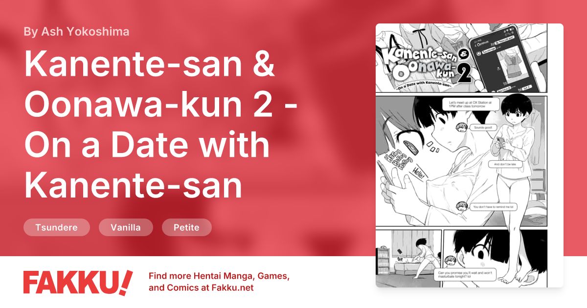 Kanente-san & Oonawa-kun 2 - On a Date with Kanente-san Hentai by Ash Yokoshima - FAKKU