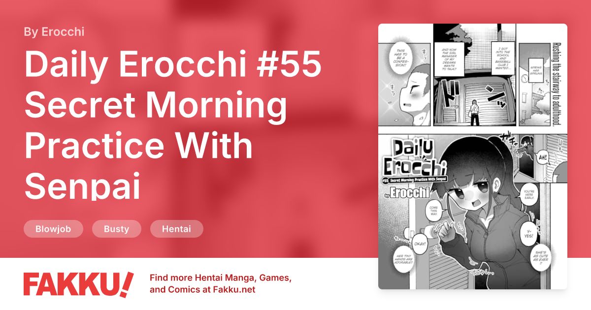 Daily Erocchi #55 Secret Morning Practice With Senpai Hentai by Erocchi - FAKKU