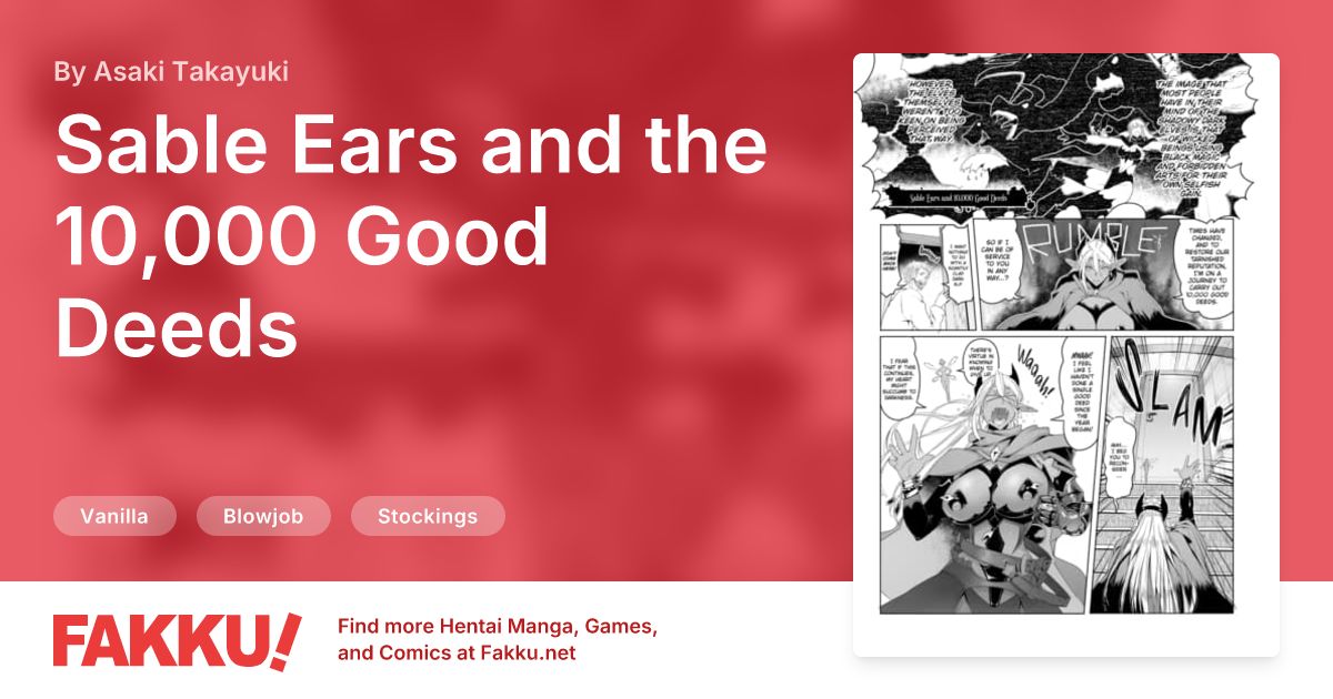  Sable Ears and the 10,000 Good Deeds Hentai by Asaki Takayuki - FAKKU