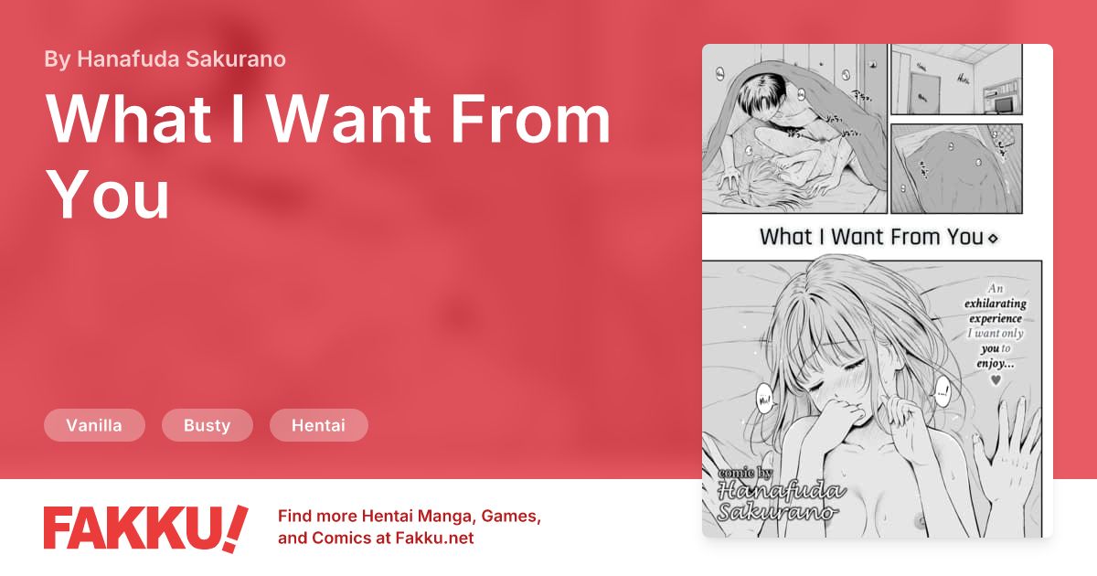 What I Want From You Hentai by Hanafuda Sakurano - FAKKU