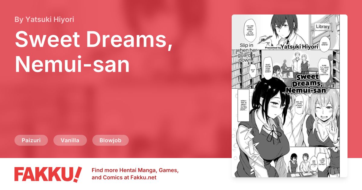 Sweet Dreams, Nemui-san Hentai by Yatsuki Hiyori - FAKKU