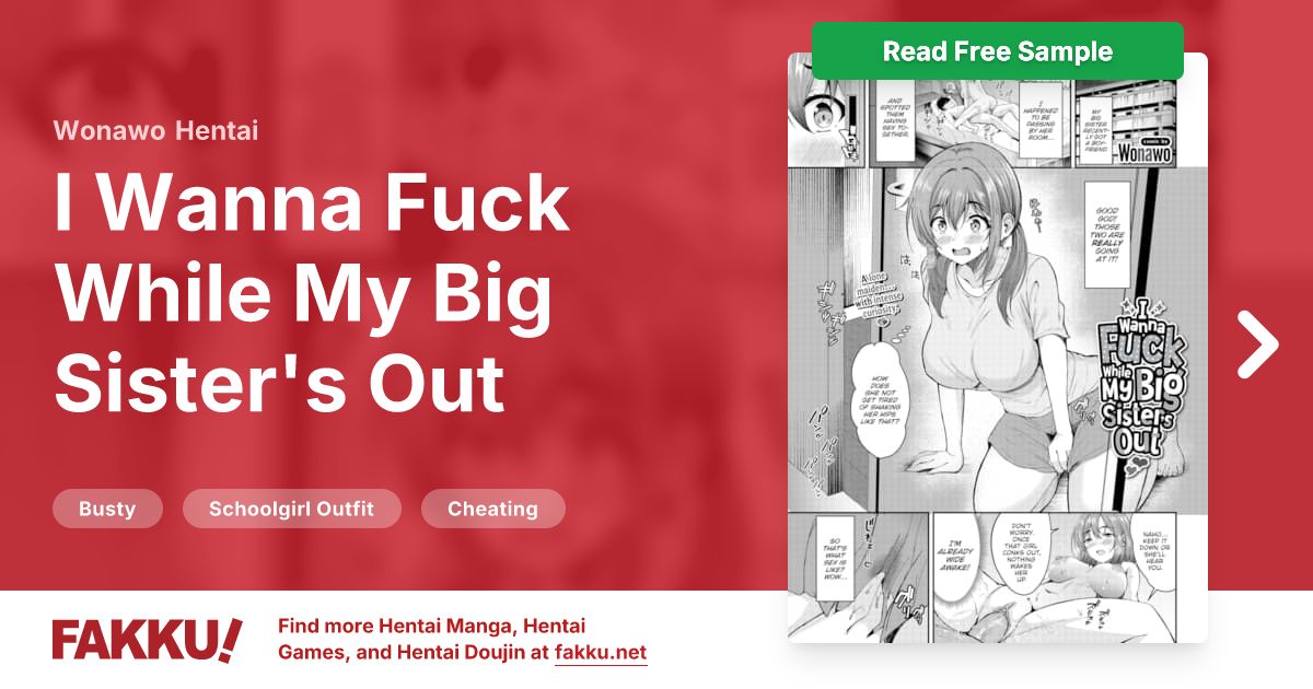 I Wanna Fuck While My Big Sister's Out Hentai by Wonawo - FAKKU
