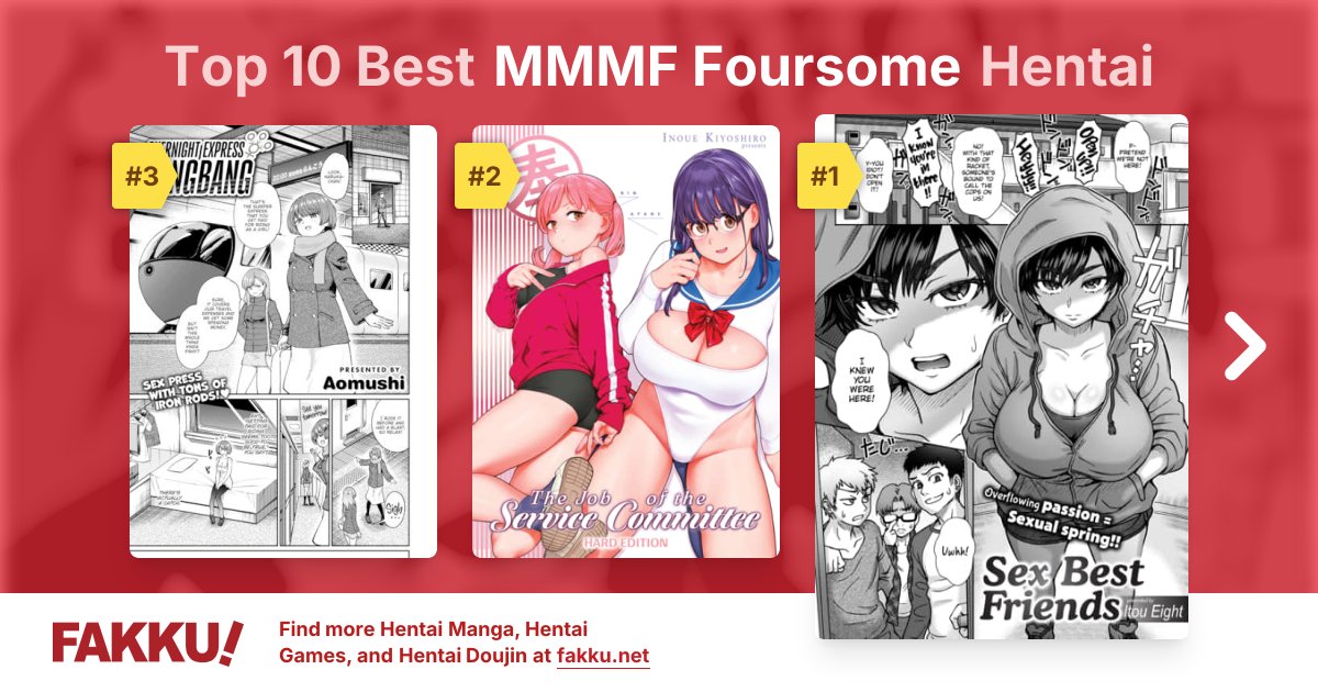 Top 10 Best MMMF Foursome Hentai