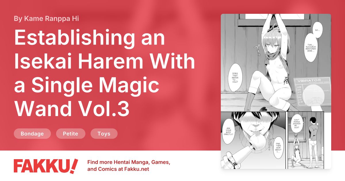 Establishing an Isekai Harem With a Single Magic Wand Vol.3 Hentai by Kame Ranppa Hi - FAKKU