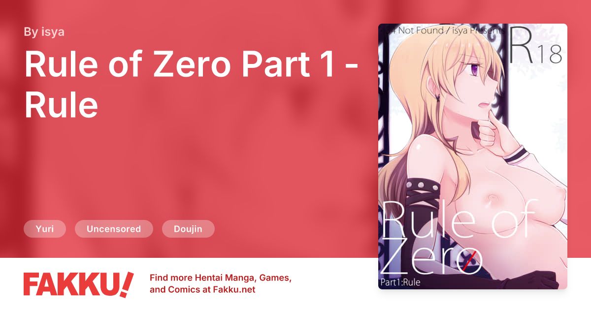 Rule of Zero Part 1 - Rule Hentai by isya - FAKKU