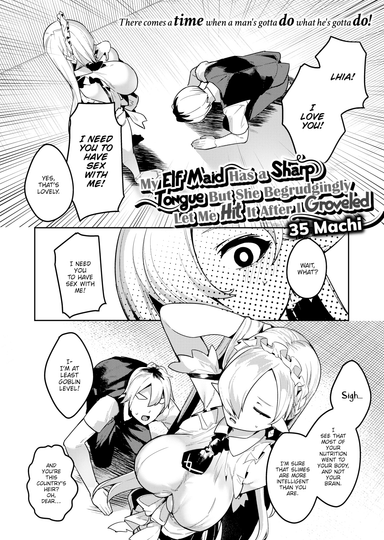 My Elf Maid Has a Sharp Tongue But She Begrudgingly Let Me Hit It After I Groveled