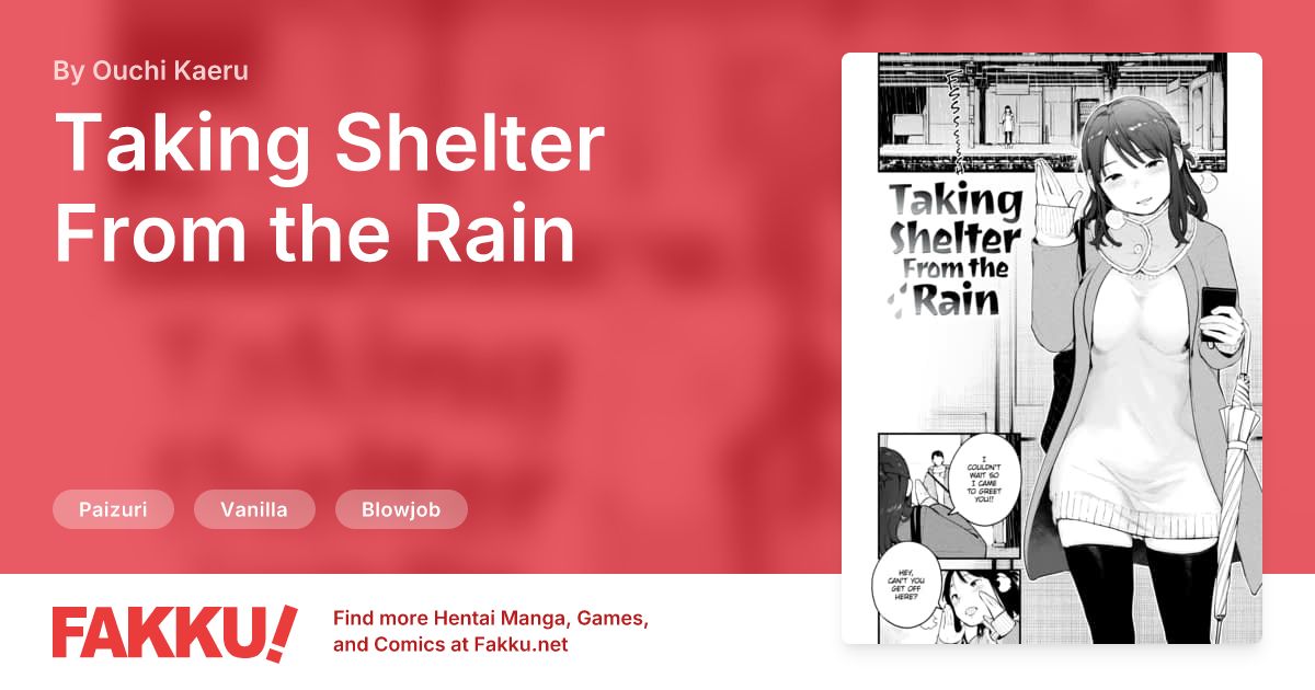 Taking Shelter From the Rain Hentai by Ouchi Kaeru - FAKKU