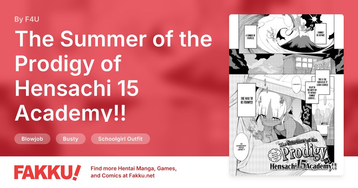  The Summer of the Prodigy of Hensachi 15 Academy!! Hentai by F4U - FAKKU