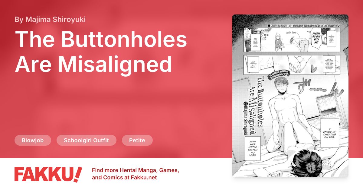 The Buttonholes Are Misaligned Hentai by Majima Shiroyuki - FAKKU
