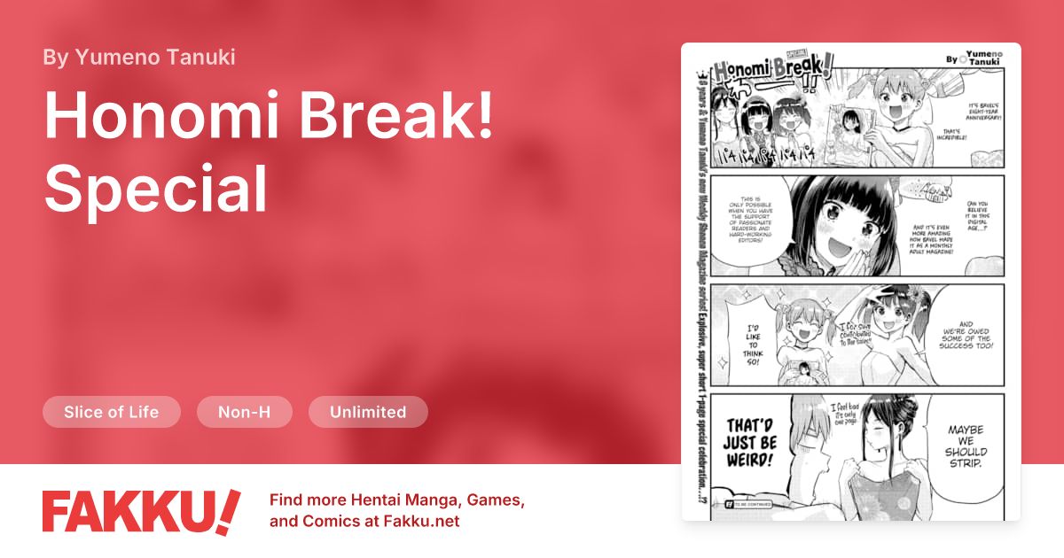 Honomi Break! Special Hentai by Yumeno Tanuki - FAKKU