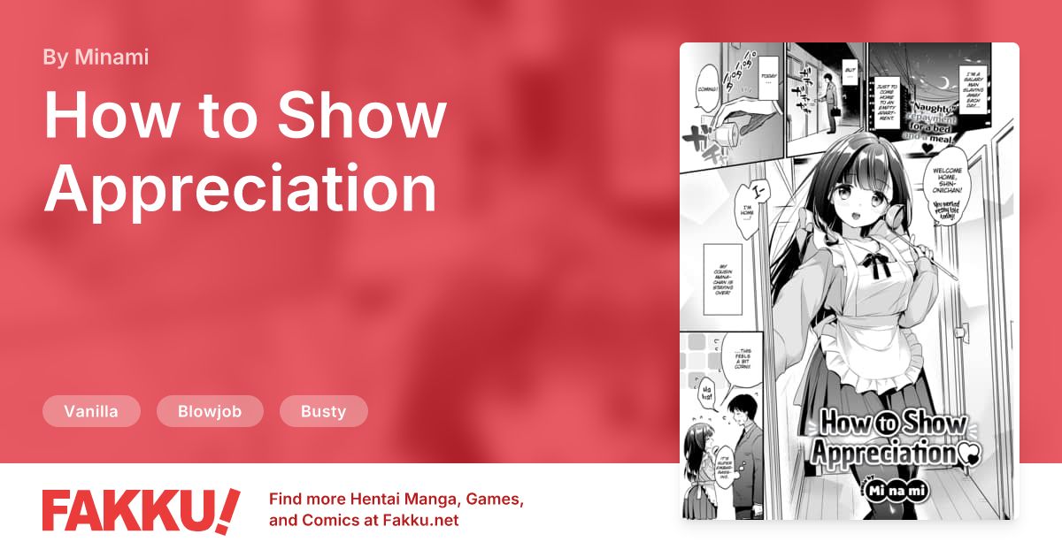How to Show Appreciation Hentai by Minami - FAKKU