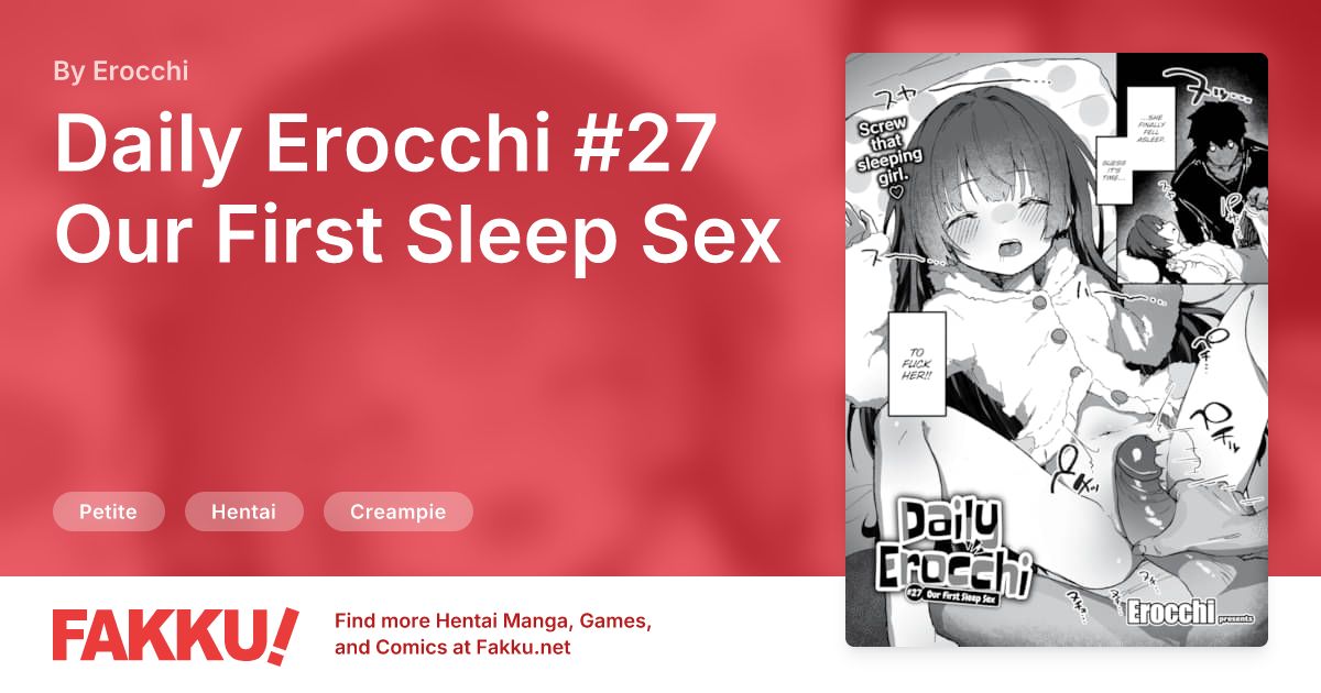 Daily Erocchi #27 Our First Sleep Sex Hentai by Erocchi - FAKKU