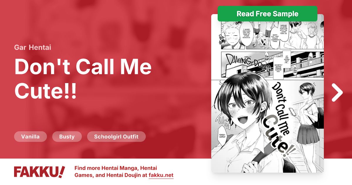  Don't Call Me Cute!! Hentai by Gar - FAKKU