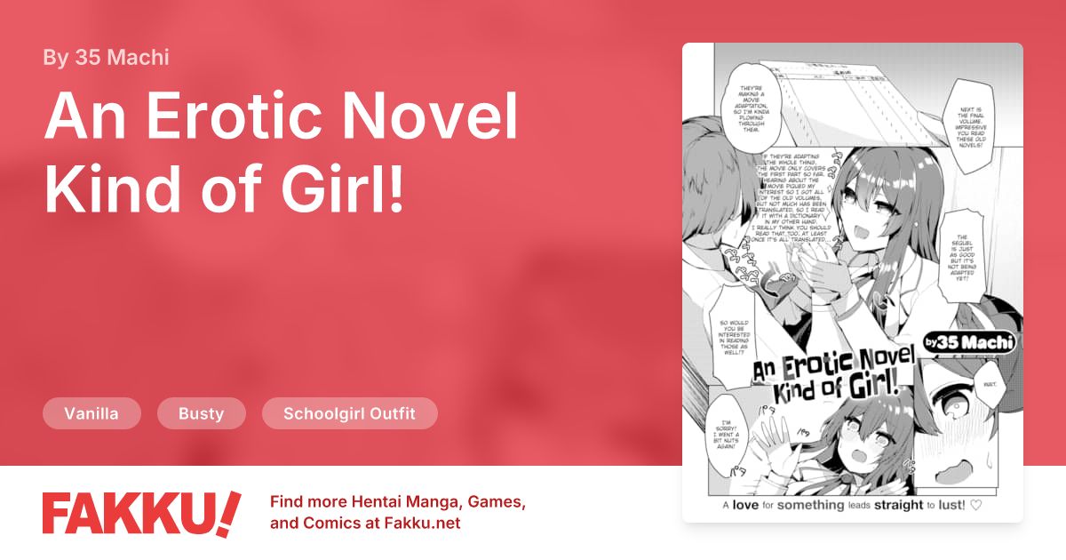 An Erotic Novel Kind of Girl! Hentai by 35 Machi - FAKKU
