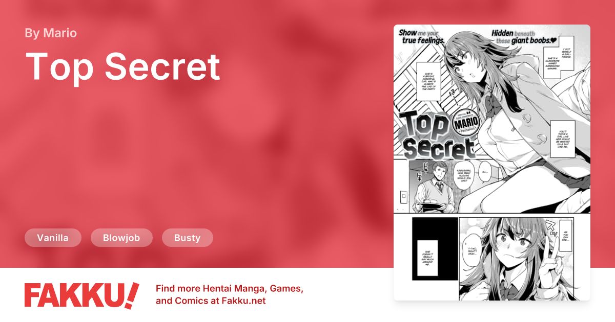 Top Secret Hentai by Mario - FAKKU