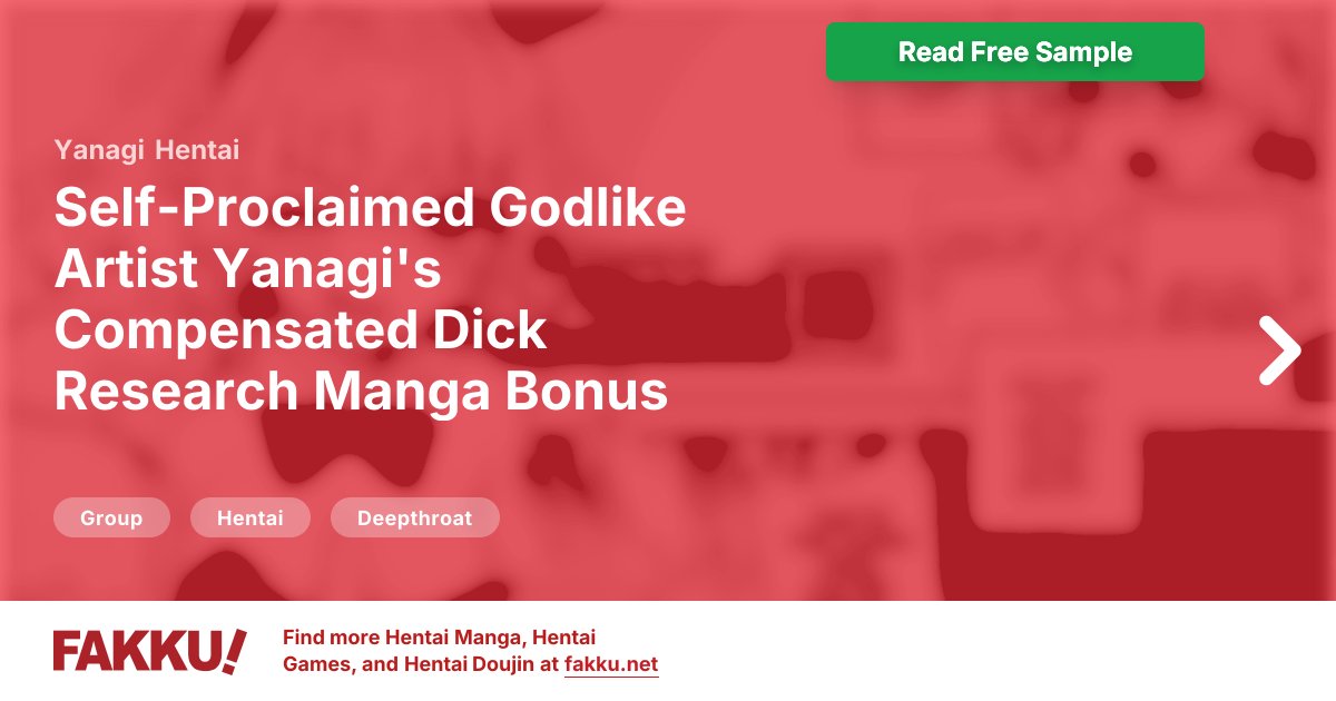  Self-Proclaimed Godlike Artist Yanagi's Compensated Dick Research Manga Bonus Hentai by Yanagi - FAKKU