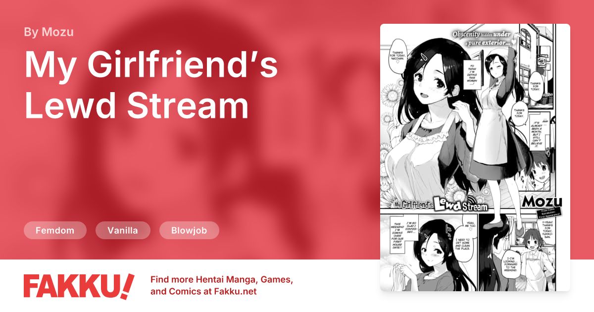  My Girlfriend’s Lewd Stream Hentai by Mozu - FAKKU