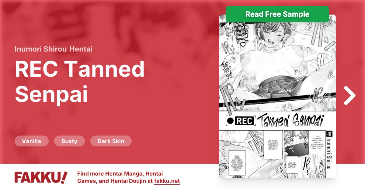  REC Tanned Senpai Hentai by Inumori Shirou - FAKKU