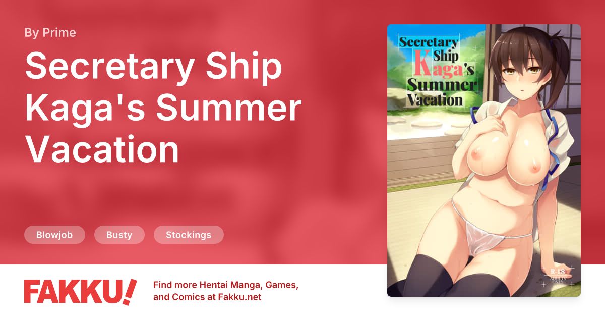  Secretary Ship Kaga's Summer Vacation Hentai by Prime - FAKKU