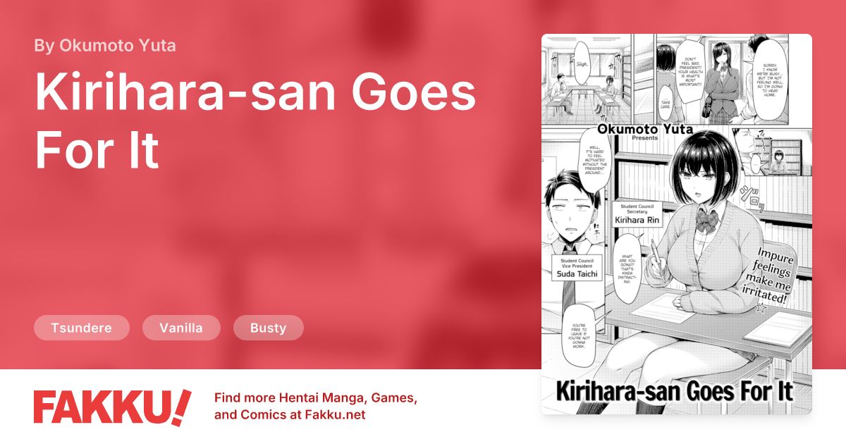 Kirihara-san Goes For It Hentai by Okumoto Yuta - FAKKU