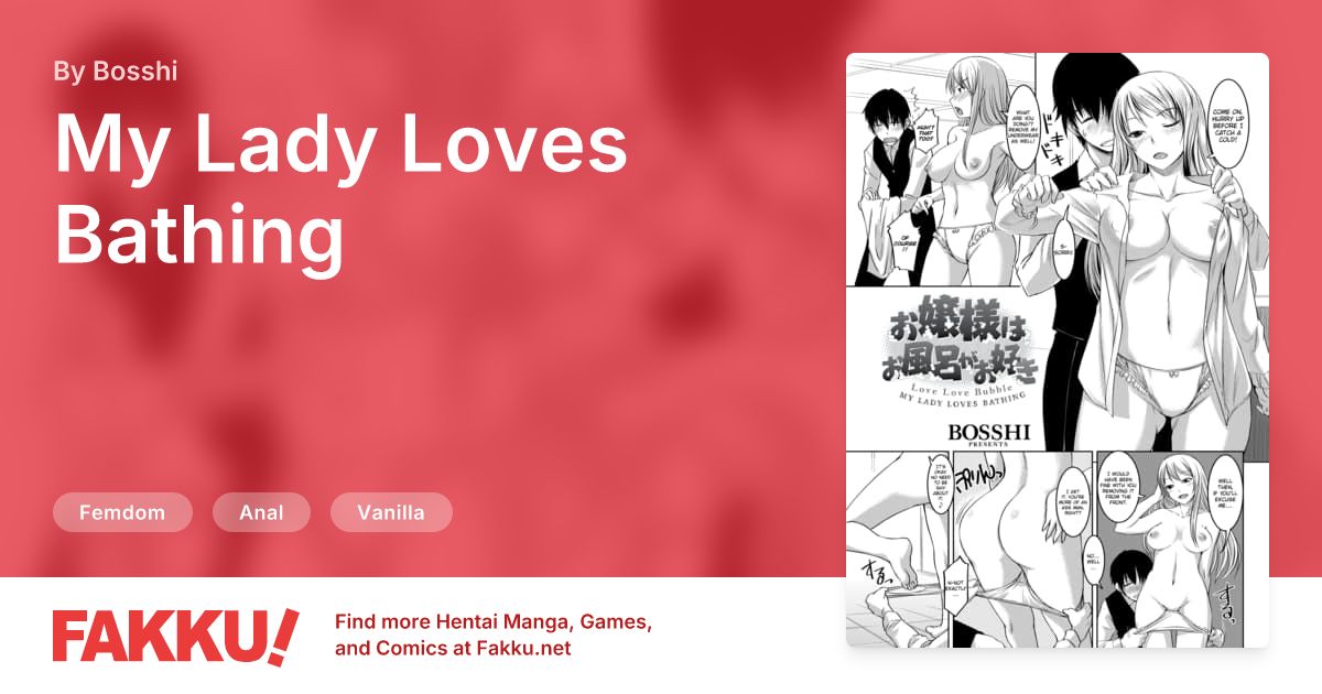 My Lady Loves Bathing Hentai by Bosshi - FAKKU