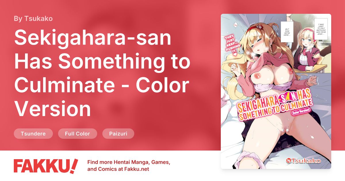 Sekigahara-san Has Something to Culminate - Color Version Hentai by Tsukako - FAKKU
