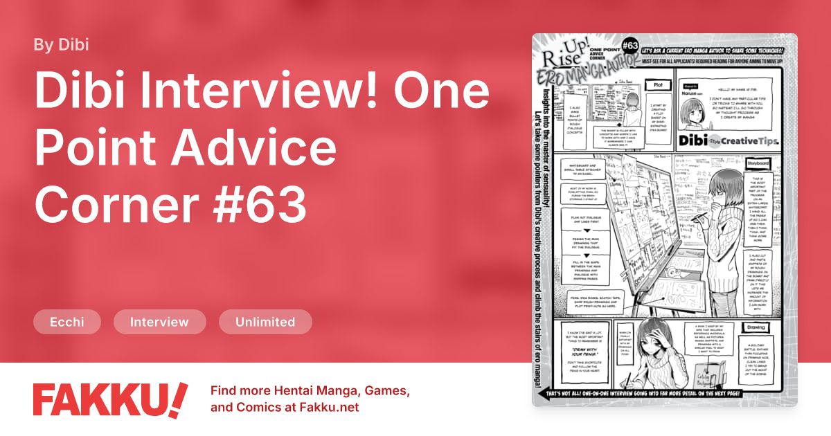 Dibi Interview! One Point Advice Corner #63 Hentai by Dibi - FAKKU