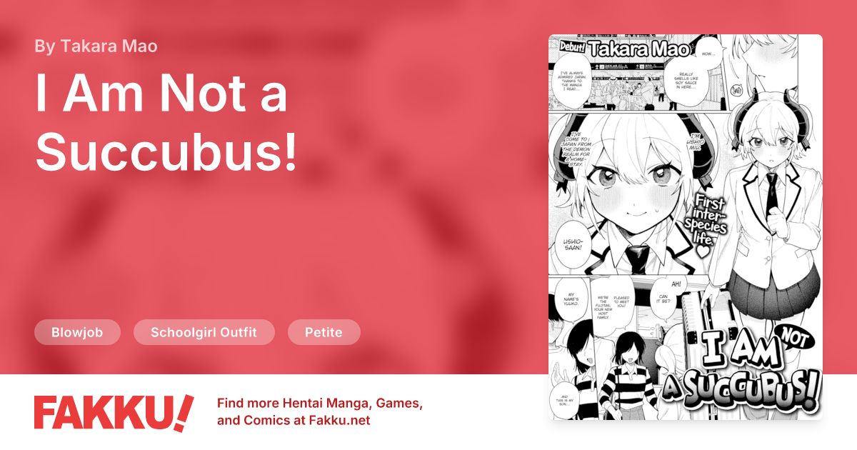 I Am Not a Succubus! Hentai by Takara Mao - FAKKU