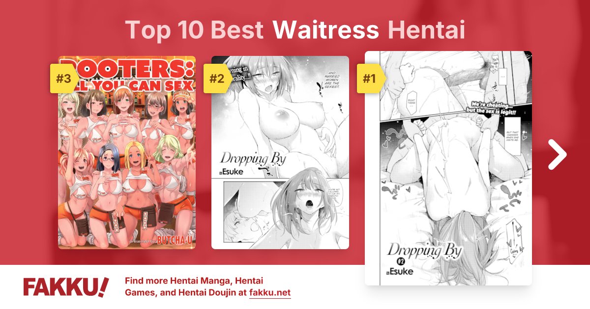 Top 10 Best Waitress Hentai