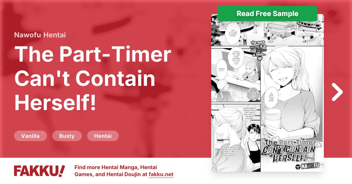  The Part-Timer Can't Contain Herself! Hentai by Nawofu - FAKKU