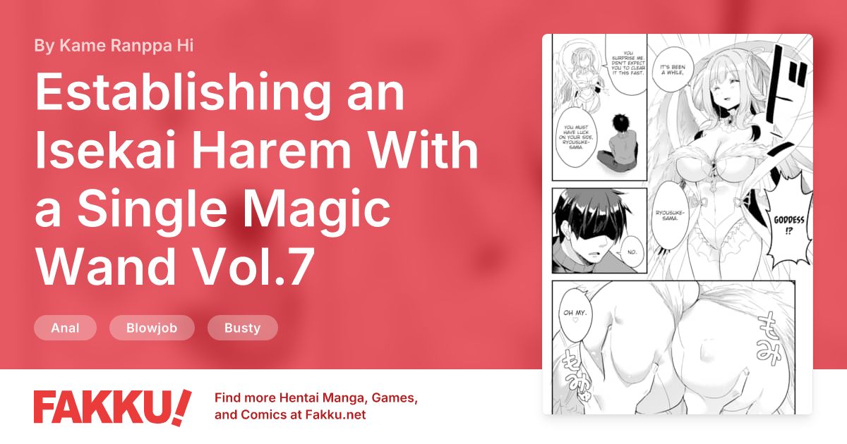 Establishing an Isekai Harem With a Single Magic Wand Vol.7 Hentai by Kame Ranppa Hi - FAKKU