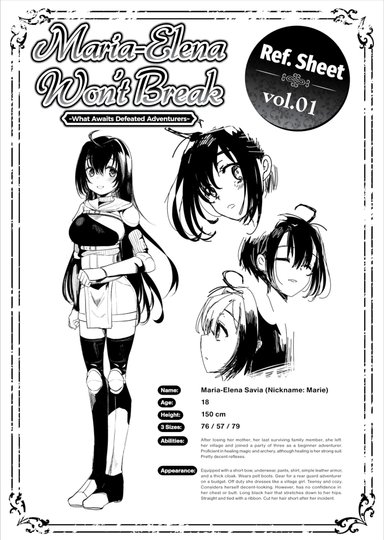 Maria-Elena Won't Break - Ref. Sheet vol.01