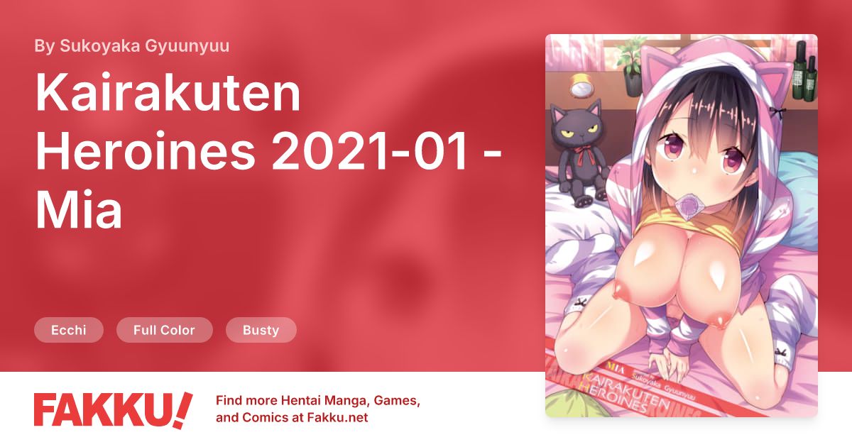Kairakuten Heroines 2021-01 - Mia Hentai by Sukoyaka Gyuunyuu - FAKKU