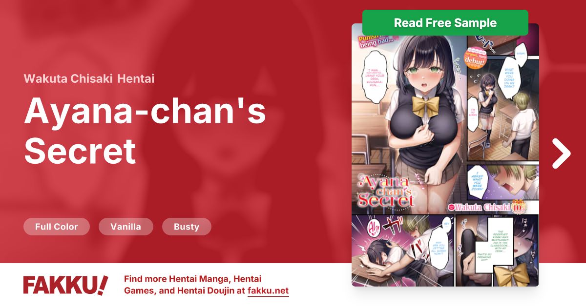 Ayana-chan's Secret Hentai by Wakuta Chisaki - FAKKU
