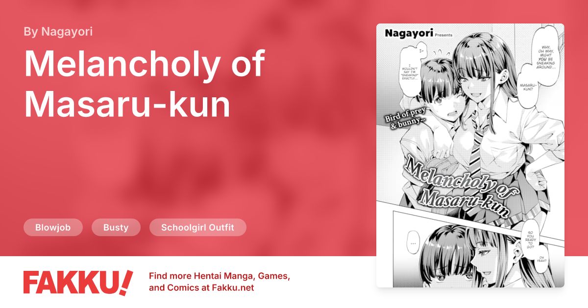 Melancholy of Masaru-kun Hentai by Nagayori - FAKKU