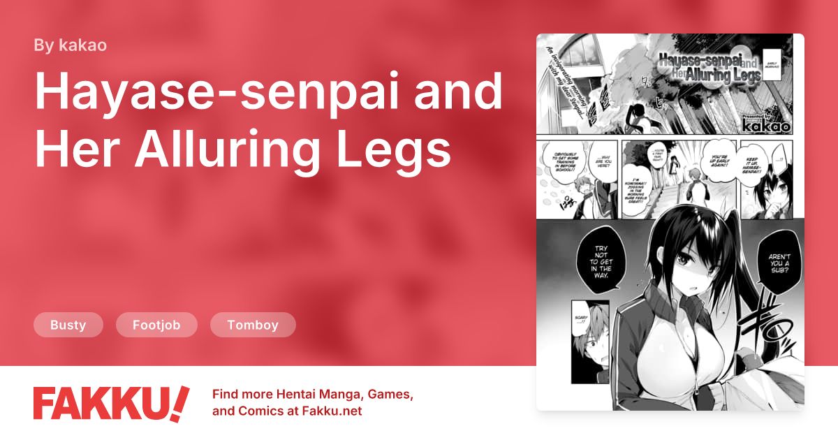 Hayase-senpai and Her Alluring Legs Hentai by kakao - FAKKU