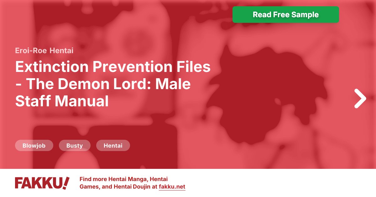  Extinction Prevention Files - The Demon Lord: Male Staff Manual Hentai by Eroi-Roe - FAKKU