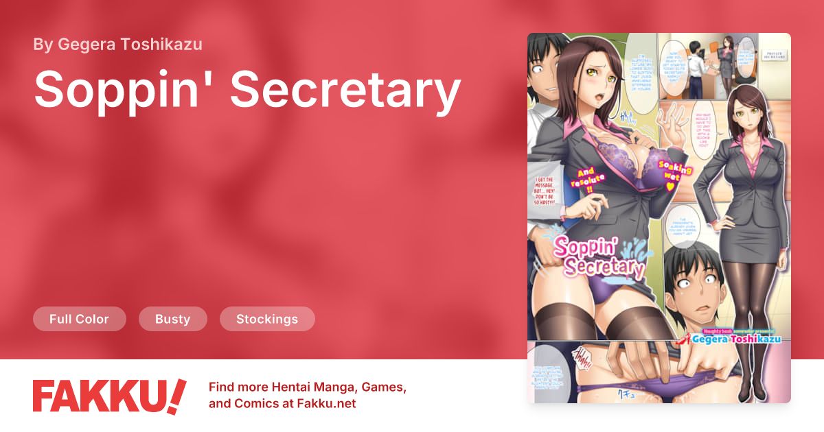  Soppin' Secretary Hentai by Gegera Toshikazu - FAKKU