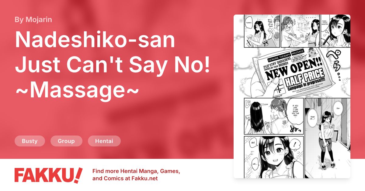  Nadeshiko-san Just Can't Say No! ~Massage~ Hentai by Mojarin - FAKKU